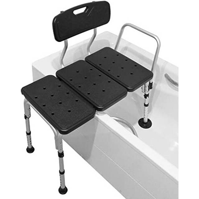PEPE - Bath Transfer Bench for Disabled, Bath Chair for Elderly, Non Slip Bath Seats for Adults, Adjustable Shower Chair for Bathtub, Bath Transfer