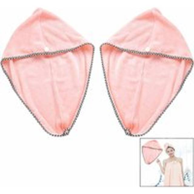 Tumalagia - Pack of 2 Microfiber Hair Towel,Super Absorbent Microfiber Bath Towels Dry Hair Cap