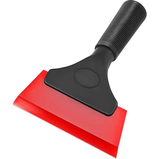 (As show, One size) Small Squeegee, Window Tint Rubber Water Blade, Shower Scraper with Anti-Slip Handle, Auto Cleaning Tool Accessories, Mini Water W