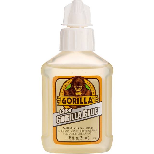Gorilla Clear Glue Fast-Drying, Crystal-Clear Glue for Multiple Surfaces (51 ml)