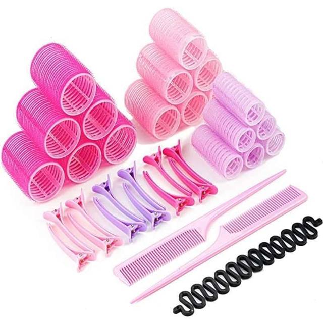 Otego 25 Kpl Hiusrullat Pidikkeet Kammat Jakajilla