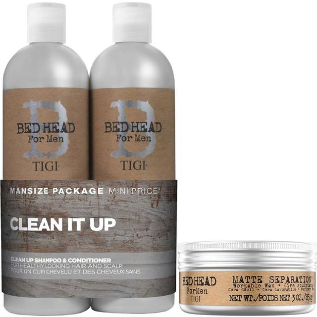TIGI Bed Head Mens Shampoo and Conditioner Gift Set 750ml - n/a - 14 x 14 x 19cm