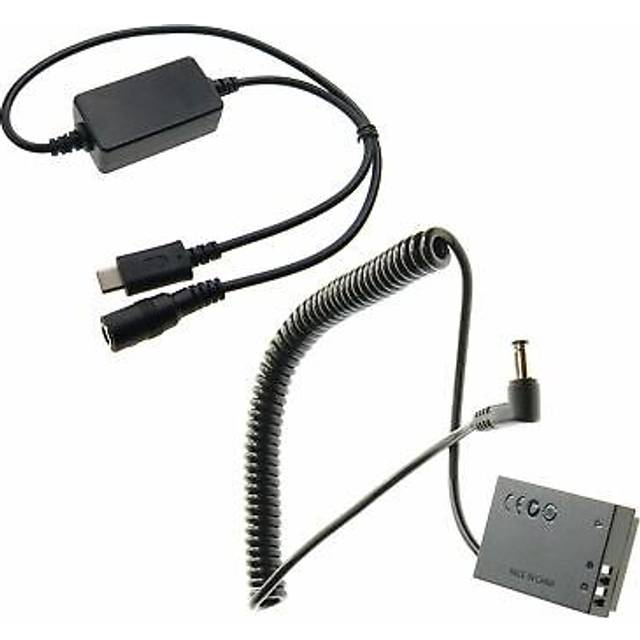 Ex-Pro On-The-Move USB-C PD System, USB-C to DC Coupler Cable Converter Adapter with Ex-Pro DR-E15 LP-E12 Battery Coupler, for Can...