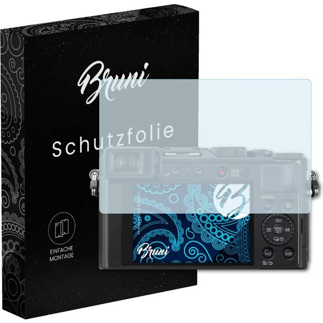 Bruni 2x Protective Film For Panasonic Lumix Dc-lx100 Ii Screen Protector