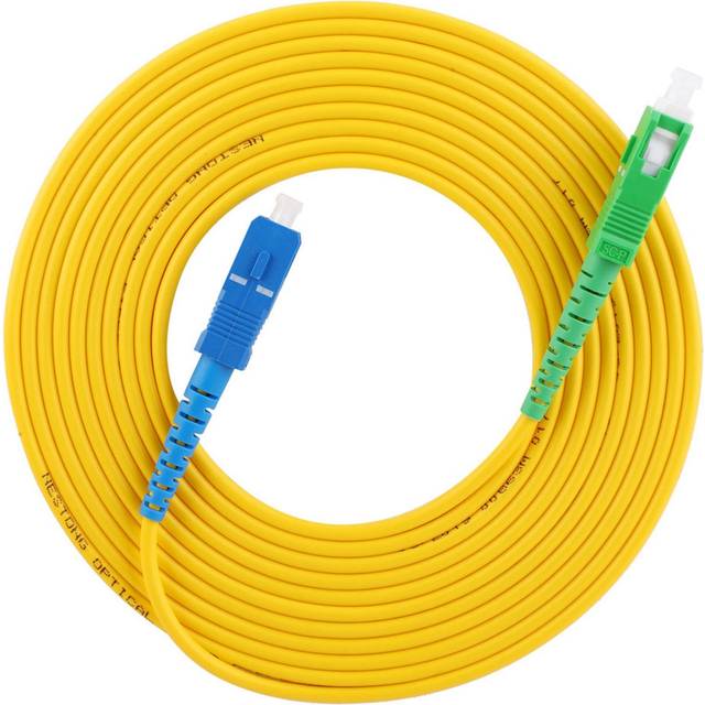 2 Pcs Fiber Jumper 5m Sc APCUPC Single Mode Optical Fiber Patch Cord Cable
