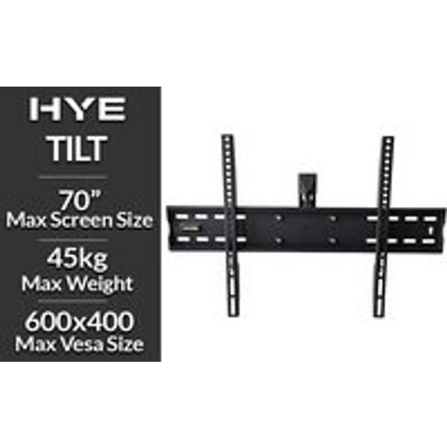 HYE TV Wall Bracket Cantilever Tilt VESA 600 x 400 up to 70" Max 75kg - Black