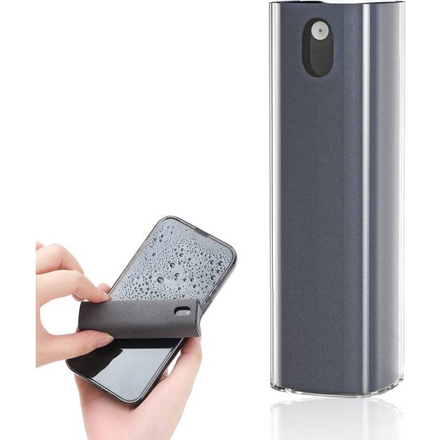 3 in 1 Cleaner Tool with Microfiber Cloth Kit, Portable Refillable Laptop Cleaning Spray Bottle for Phone/TV/Monitor/Computer/Car Screen (Liquid Not