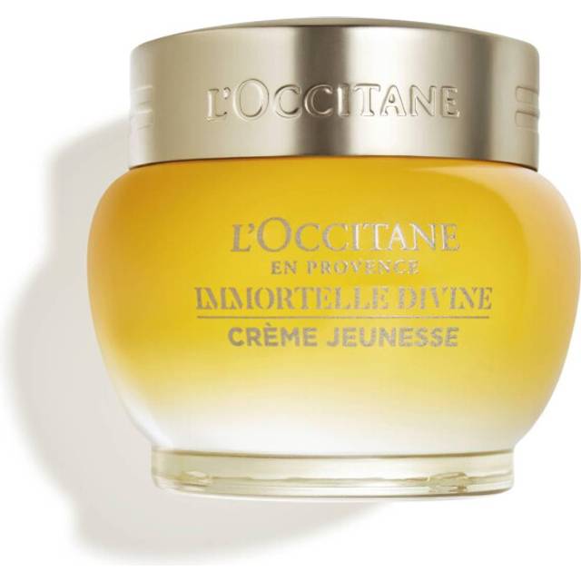 L'OCCITANE Immortelle Divine Cream 50 ml | Vegan & 93% Readily Biodegradable | Natural Alternative to Retinol | Luxury & Clean Beauty Anti-Ageing