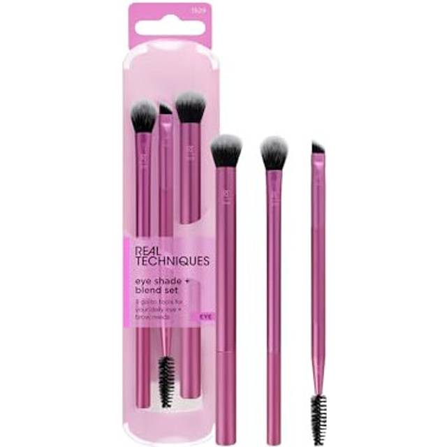 Real Techniques Eye Shade & Blend Brush Trio - Vegan, Cruelty-Free