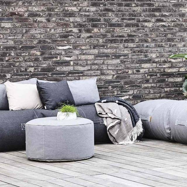Tiny Moon Outdoor Pouf - Grey - TRIMM Copenhagen