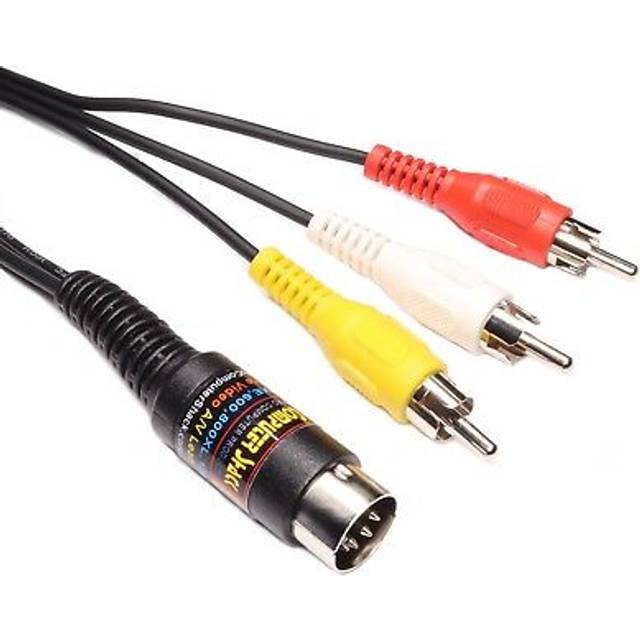 Atari 65xe,130xe,600xl,800,800xl,1200xl High Quality Rca A/v Lead Tv Video Cable