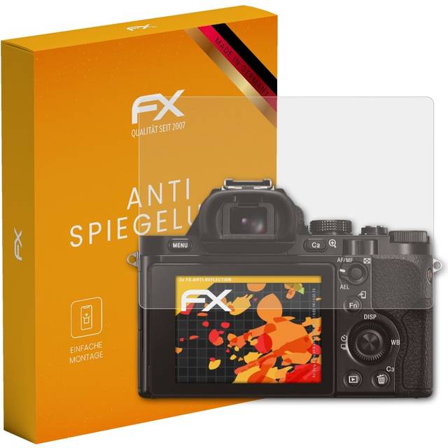 Atfolix 3x Screen Protection Film For Sony A7 & A7r & A7s Matt&shockproof