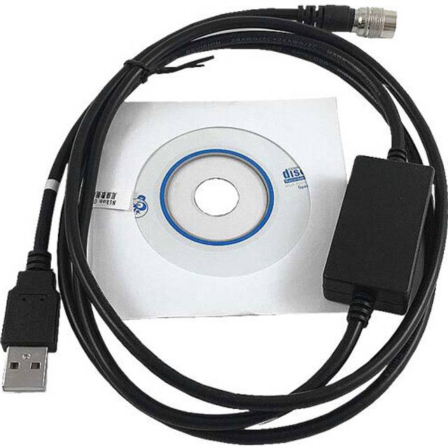 5 pcs Surveying brand New Download Data USB Cable for Nikon Total Stations 6PIN NIKON CABLE NPL 352 / DTM 522 / DTM 322 / DTM552
