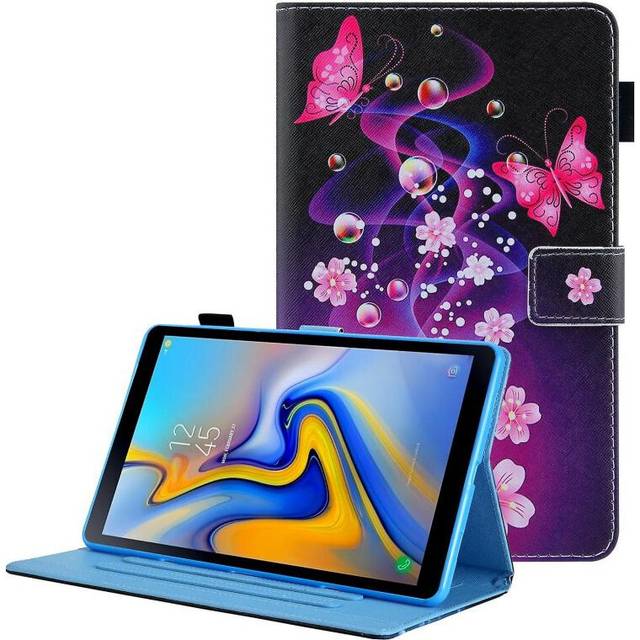 Cross Texture Card Slots Tablet Case Stand