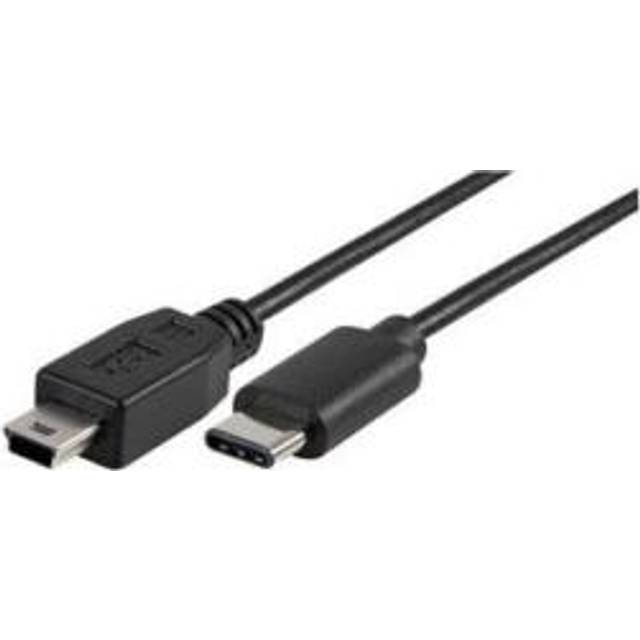 Pro signal - usb-c male to usb 5-pin mini b male usb 2.0 lead, 1m
