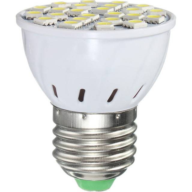 (Warm White, E27) E27 E14 GU10 MR16 3.5W 24 SMD 5050 LED Pure White Warm White Spotlightt Bulb AC110V AC220V