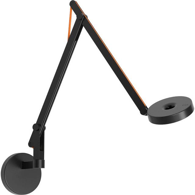 Rotaliana - String W2 Mini wall lamp DTW matt/black/orange
