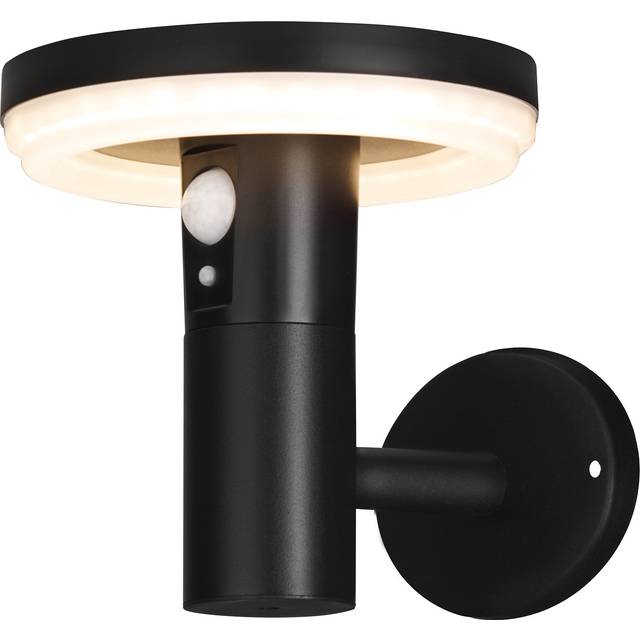 4Lite Antheia Solar Wall Light, Black