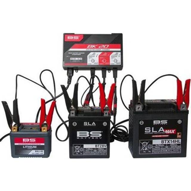 BS Battery BK20 Smart Battery Charger -6V/12V 3x2A