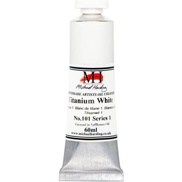 Michael Harding Oil Paint 60ml Titanium White No 1 (Safflower Oil)