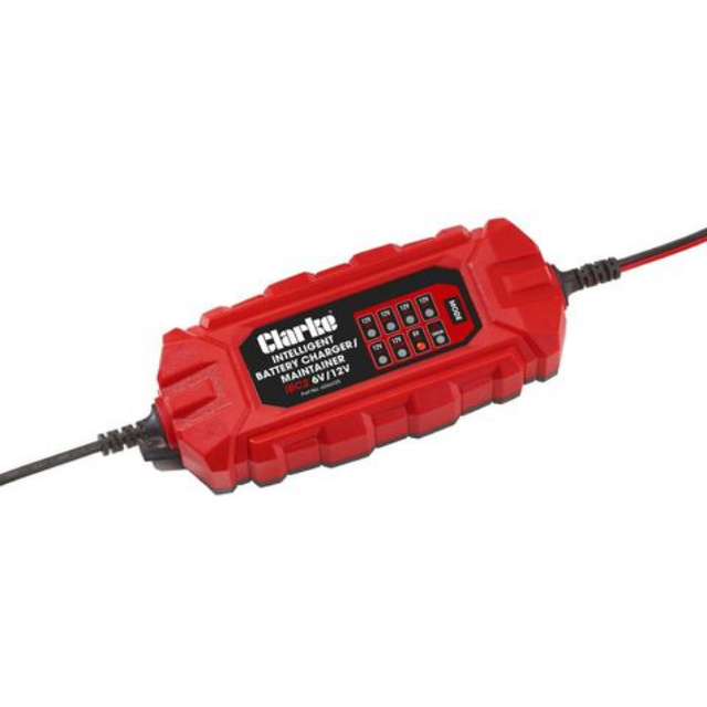 Clarke Battery Charger Intelligent 2a Smart Trickle Charger 6v 12v Ibc2