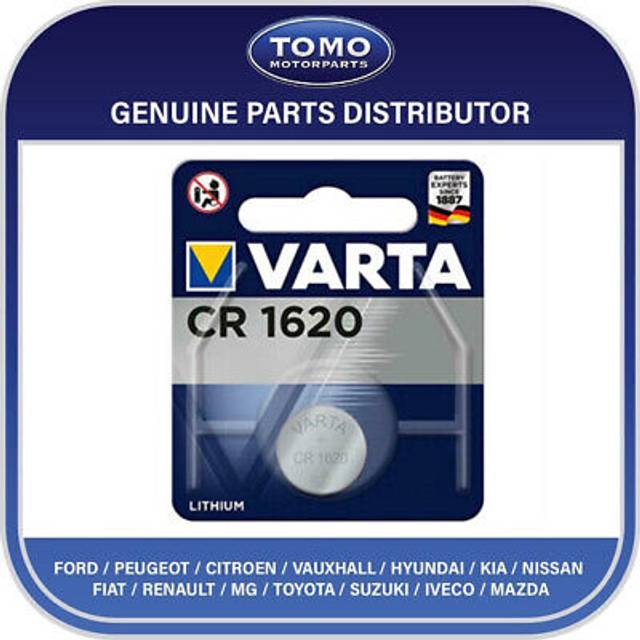 Varta Cr1620 / 3v Lithium Battery Suitable For Remotes, Watches, Key Fobs 9712a7