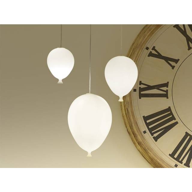 Slide - Suspension Ballon - Blanc - Polyéthylène - Designer Fuoriluogo design - 17 x 17 x 22 cm