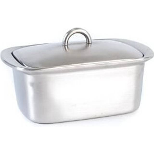 Lakeland Stainless Steel Insulated Butter Dish with Lid