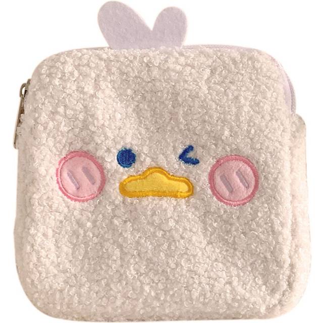 3Pcs Mini Sanitary Pad Storage Bag Small Ladies Cosmetic Bag for Travel Portable Lipstick Coin Sanitary Bag Storage Box Girls Student