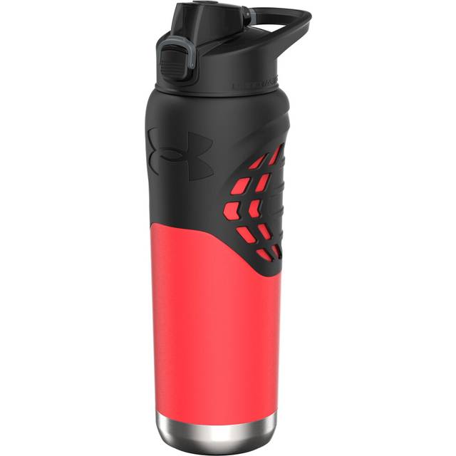 Under Armour 24Oz Stainless Steel Water Bottle  Insulated  Carabiner Easy Carry Hook  Leak Proof  Kids & Adults  All Sports  Gym