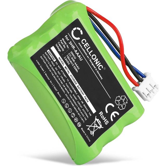 CELLONIC Battery Replacement for Bang & Olufsen BEOCOM 6000 Cordless DECT Phone Rechargeable 3HR-AAAU,70AAAH3BMXZ,T373 Battery Pack 700mAh