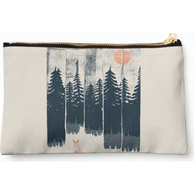 Makeup Bag A Fox in the Wild... Cosmetic Organizer Tyvek Paper Bags Zipper Pouch
