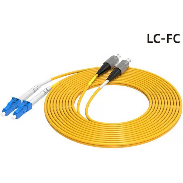 (10Pc LC UPC-FC UPC) 10 PCS/Lot 3Meters New FTTH Single Mode Simplex Fiber Optical Patch Cord G657A LSZH 9/125 3.0MM SC/ FC UPC Fiber Jumper Cable