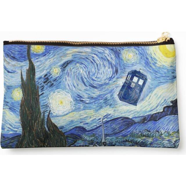 Makeup Bag Vincent and The Doctor Cosmetic Organizer Tyvek Paper Bags Zipper Pouch