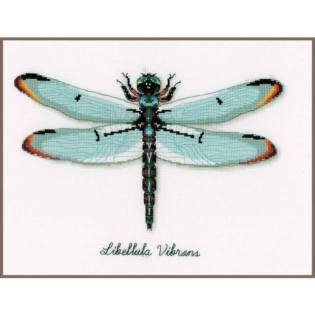 Vervaco Counted Cross Stitch Kit LMV Dragonfly 10.8 x 7.6