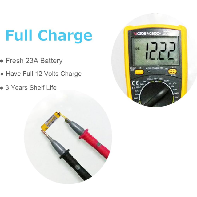 LiCB 23A A23 12V Alkaline Battery (5PCS)