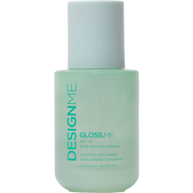 Gloss.Me Hair Oil by Design.Me - Heat Protectant Serum - Controls Frizz - Smooths Dry Ends - Adds Shine & Hydration with Argan Oil - For Straight
