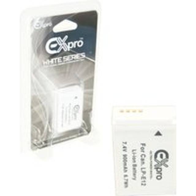 Ex-Pro® Canon LP-E12, LPE12 Ultra White Series Replacement Battery 7.4v, 900mAh