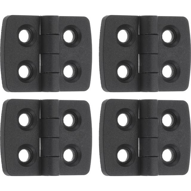 4pcs adjustable 180 degree hinges, 30x40mm locking leaf table hinge, black