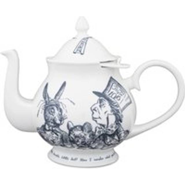 Alice in Wonderland Tea Party Teapot - Whittard - White/Beige/Cream