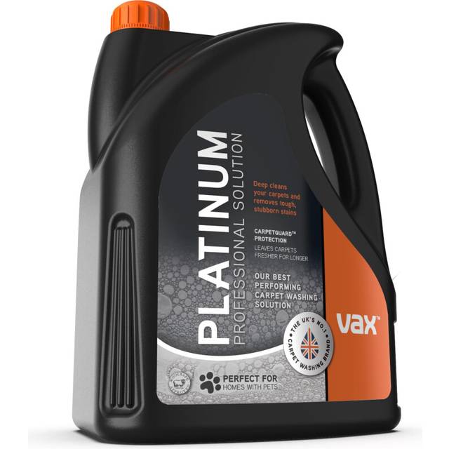 Vax Platinum Professional 4L Carpet Cleaner Solution, Stain Remover Shampoo, Rose Burst Scent, Neutralises Pet Odours, 1-9-142060, Charcoal