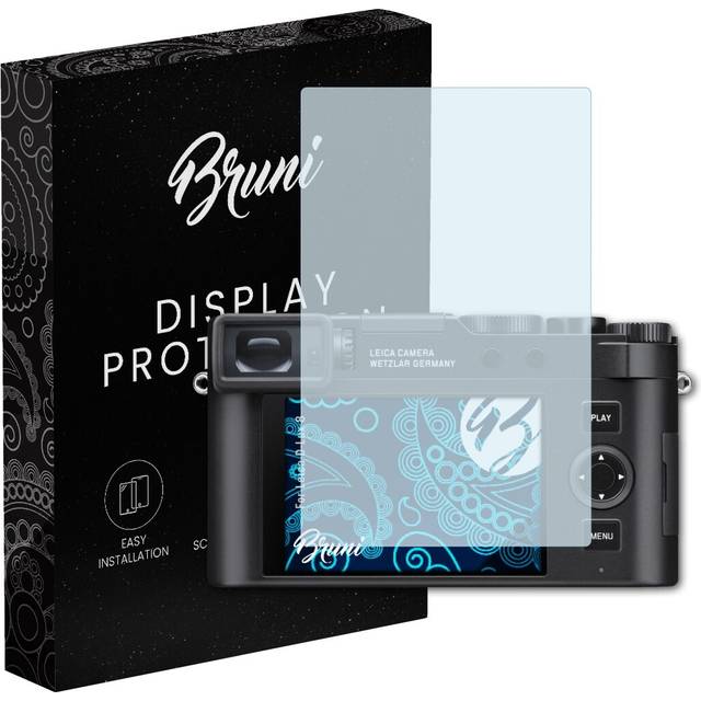 Bruni 2x Protective Film For Leica D-lux 8 Screen Protector Screen Protection
