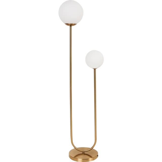 Beliani Floor Lamp Tuhala Metal Gold, Gold