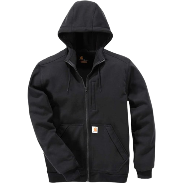 Carhartt Wind Fighter Relaxed Fit Midweight Full Zip Sweatshirt - Black