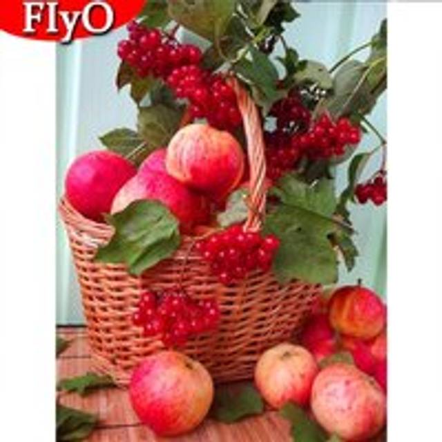 5d Diamond Painting Fruit Diamond Embroidery Sale Apple Pictures Of Rhinestones Mosaic Decor For Home Full Square 20X30CM