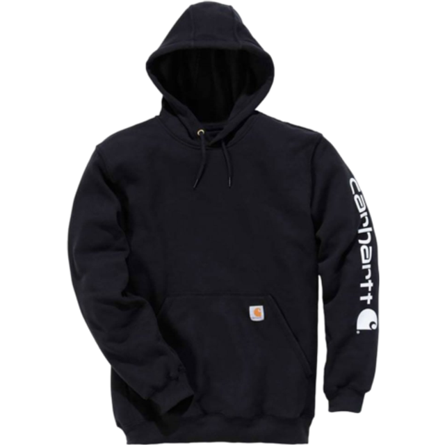 Carhartt Logo, hoodie , color: Black , size: XL