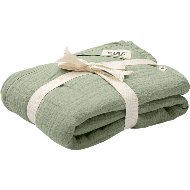 BIBS Muslin Swaddle Sage 120x120cm - Multi