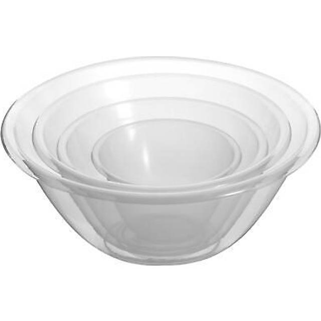 Clear Plastic Mixing Bowl for Baking, Salad, Cakes