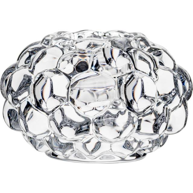 Orrefors Raspberry Transparent Fyrfadsstage 6.9cm
