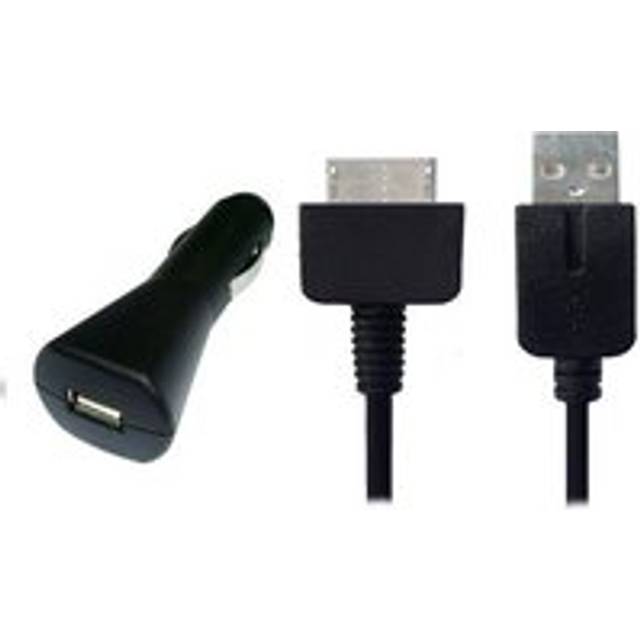 Sync & Charge USB Cable Lead with In-Car Charger for Sony PS Vita